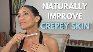 Natural Fixes for Crepey Skin  Peaches Skin Care [upl. by Whitehurst]