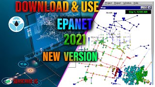 How to use EPANET software stepbystep Water Distribution Network Analysis part 01 [upl. by Maritsa137]