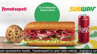 Yemeksepetinden Subwaye Özel Menü [upl. by Filler]