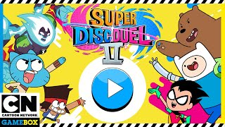 🔴 Live  Super Disc Duel 2 Battle Arena  Awesome Gumball Teen Titans Go Ben 10 Games  CN GameBox [upl. by Ynnub]