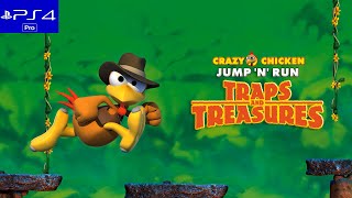 Crazy Chicken Traps amp Treasures 2022 PS4 Pro  Longplay 4K 60FPS [upl. by Alexandro]