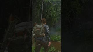 TLOU 2s Gorgeous View With Ambient Rain And Thunder  The Last Of Us Part 2 Remastered PS5 shorts [upl. by Lorette]