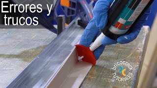 4 errores a evitar al poner silicona en cocinas y baños Bricocrack [upl. by Nosnehpets]