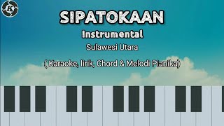 Si Patokaan  karaoke Lagu daerah lirik chord dan not pianika [upl. by Enirhtac]