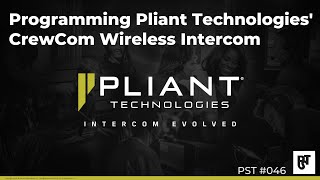 Programming Pliant Technologies CrewCom Wireless Intercom – PST 046 [upl. by Saiasi]