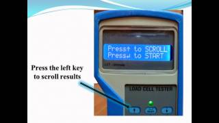 Load Cell Tester model LCTUltimate  Video users guide [upl. by Philipp]