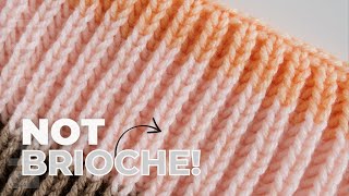 The EASIER Alternative to Brioche Knitting  Fishermans Rib [upl. by Jarrow396]