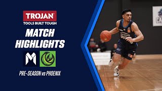 NBL24 Preseason Highlights Melbourne United vs South East Melbourne Phoenix [upl. by Ettezzil]