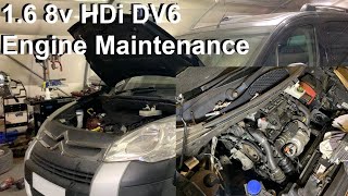 16 8v HDi DV6 in Citroen Berlingo Service [upl. by Macario]