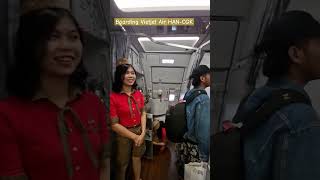 BOARDING VIETJET AIR HANCGK boardingpass airport aircraft airplane vietnam vietjet bandara [upl. by Atronna]