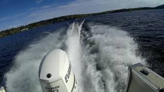 evinrude etec 90 hp 15X135 prop second run [upl. by Yelena]