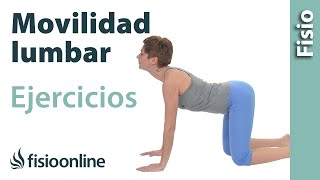 Ejercicio de movilidad y flexibilidad lumbar  Gato y mahometano [upl. by Ydor]