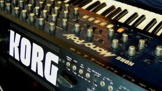 KORG MonoPoly Analog Synthesizer 1981 quotPlaying Monopolyquot [upl. by Leander]