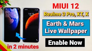 Enable Miui 12 Super live wallpaper for Realme devices  Best electric wallpaper for Realme devices [upl. by Alam574]