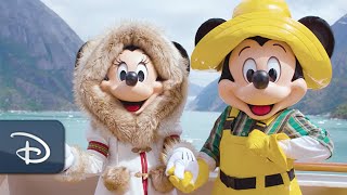 Disney Wonder Sails Through Alaska  Disney Cruise Line [upl. by Edee]