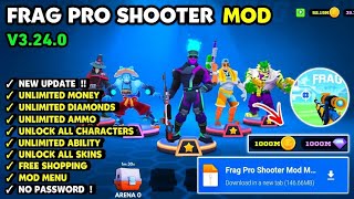 Update Frag Pro Shooter Mod Apk 3240 Latest Version 2024  Unlimited Money amp Unlock All [upl. by Etteb]