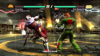 Tekken 6 online Raven Bongo Dice Destroyer vs Hwoarang Black Mamba 26z Tekken God [upl. by Nerreg]