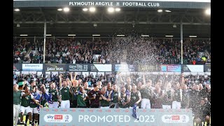 PROMOTION Plymouth Argyle v Burton Albion 29423 Tense Intense amp Joyful afternoon at Home Park [upl. by Sidras225]