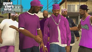 Ballas vs Ballas Los Sepulcros Gang Mission in GTA San Andreas [upl. by Arimaj]