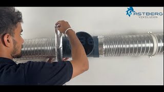 How To Install A Inline Exhaust Fan Ventilation Hvac Installation Guide Duct Exhaust Installation [upl. by Nosnhoj216]