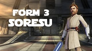 Soresu Form 3 Lightsaber Combat [upl. by Ehtnax]