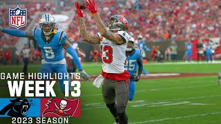 Carolina Panthers vs Tampa Bay Buccaneers  2023 Week 13 Game Highlights [upl. by Benenson13]