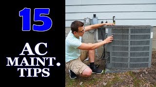 15 Air Conditioner Maintenance Tips [upl. by Enamrahs]