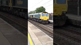 Freightliner Double Header at Wilmslow [upl. by Starinsky]