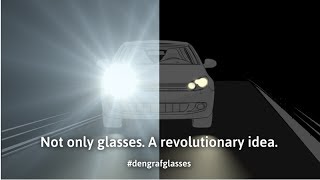 Dengraf Glasses nonglare system for night driving english with subtitle [upl. by Johiah579]