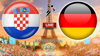 🔴 Paris 2024  Kroatien vs Deutschland  Handball Olympia Watchparty LIVE [upl. by Oys]