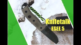 ESEE 5  Reini  HassLiebe Knifetalk [upl. by Efram]