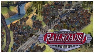 Sid Meiers Railroads  Real Routing  Lets Play  Gameplay  Beverage [upl. by Nahtiek]