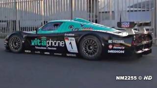 Maserati MC12 Corsa INSANE SOUND  Start and HUGE REVS [upl. by Maggs]