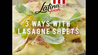 3 Ways with Lasagne Sheets Easy Pan Lasagne [upl. by Yessak]