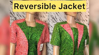 How To Sew A Reversible Jacket  Beginnerfriendly [upl. by Nytsyrk]