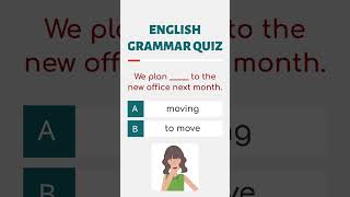 English Grammar Quiz Gerunds vs Infinitives [upl. by Elladine]