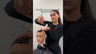 Cosmetology school hacks hairhack hairtips beautyschool salon cosmetology hair [upl. by Nutsud]