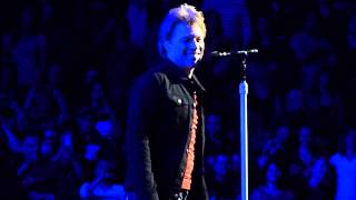 Bon Jovi  Make a Memory and Bed of Roses  Montreal2  2013 [upl. by Igiul360]