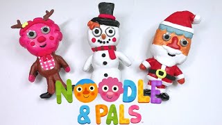 Im A Little Snowman  Noodle amp Pals  plaster clay crack 누들amp팔스 석고점토부수기ASMR [upl. by Brandyn]