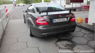 Mercedes CLK DTM AMG Startup amp Accelerations HD [upl. by Wendt]