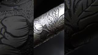 Sterling silver engraving Pen making [upl. by Ver750]