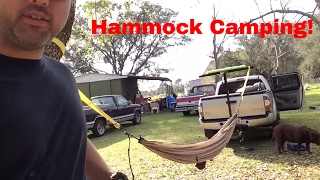 Kayak Truck Bed Extender  THE BEST IDEA for Hammock Camping [upl. by Siramed]