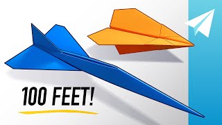 5 Easy Paper Airplanes that Fly REALLY Far — How to Make the Easiest Paper Airplanes [upl. by Ashmead]