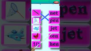 Read and Match  Part2  Match picture with words  Easy Phonetics  English Phonics Learning Video [upl. by Attalie]