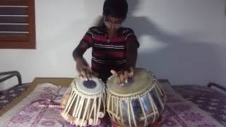 Muthu mani malai song  Tabla cover [upl. by Netsirhk]