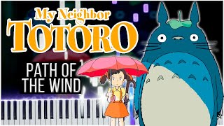 The Path of the Wind My Neighbor Totoro 【 PIANO TUTORIAL 】 [upl. by Yart382]