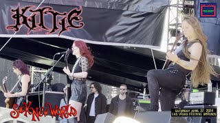 Kittie Live 4272024 Sick New World Festival Las VegasNV 60fps FRONT ROW [upl. by Berte]