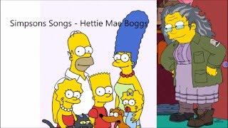 Simpsons song  Hettie Mae Boggs  Season 27 [upl. by Helfand943]