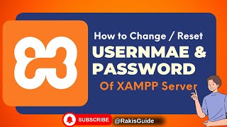 How To Change  Reset Username and Password of XAMPP Server  Forgot Password  2024  Windows 10 [upl. by Yeliak]