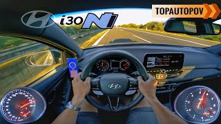 Hyundai i30N 206kW 93 4K60 TEST DRIVE POV – PopampBangs Handbrake amp Acceleration [upl. by Asilahs221]